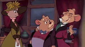 Rating: Safe Score: 0 Tags: bipedal brown clothed disney dr_david_q_dawson facial_hair female moustache multiple_characters tan the_great_mouse_detective User: Dumbratdevin