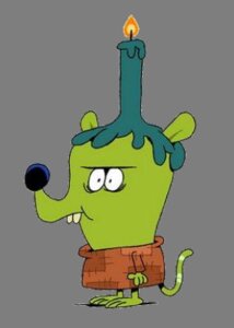 Rating: Questionable Score: 0 Tags: bipedal candle cartoon child chowder clothed gorgonzola green human_rat_man unnatural_color User: SleazyRat